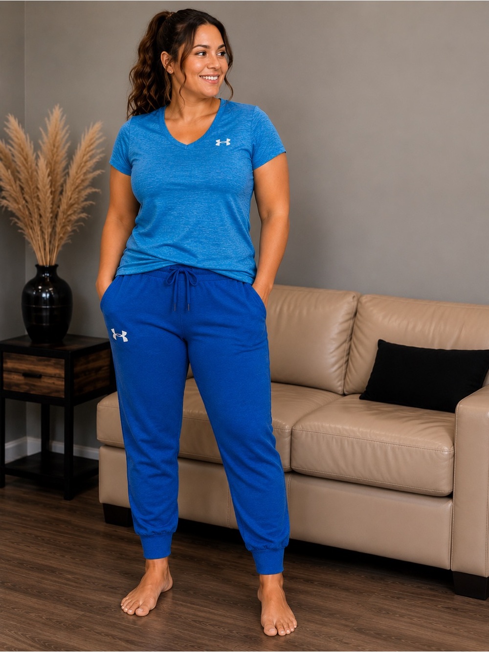 Under Armour Women's Royal Blue Jogger Track Pants